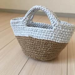 ズパゲッティ 麻紐 バッグのサムネイル