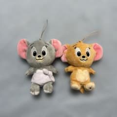Tom and Jerry 봉제인형 마스코트 2종 세트