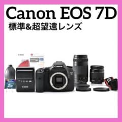 スポーツ観戦におすすめ✨Canon EOS 7D✨ダブルレンズ✨大人気機種