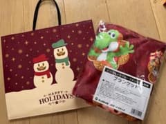 し*ー様 ビックカメラオリジナル　ヨッシー マリオ ピーチ ブランケット、マリオのサムネイル