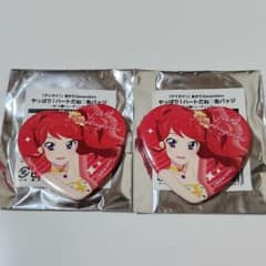 アイカツ 紅林珠璃 LinkRibbon リンクリボン 缶バッジ アイカツ！あかりGeneration 紅林珠璃 缶バッジ 2個セット