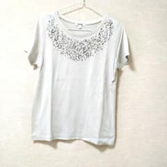 ALPHA CUBIC　半袖 Tシャツ ビジュー付きのサムネイル