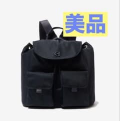 【美品】コールハーン ナイロン フラップ バックパック ネイビーのサムネイル