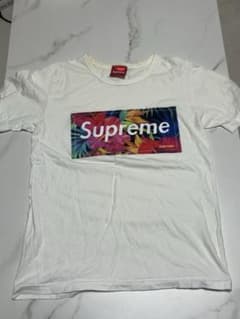 Supreme フローラル ボックスロゴ Tシャツ ホワイトのサムネイル