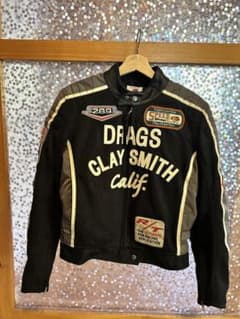 りんさん　専用　Clay Smith ドラッグジャケット 黒/グレー りんさん 専用 Clay Smith ドラッグジャケット 黒/グレー - メルカリ