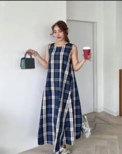 birthdaybash美品チェックワンピースのサムネイル