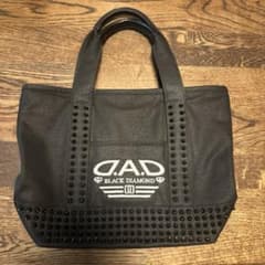 D.A.D BLACK DIAMOND トートバッグ　ブラックのサムネイル
