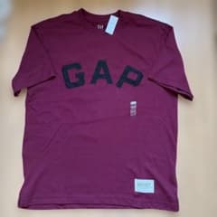 GAP バーガンディ ロゴ Tシャツ Mのサムネイル