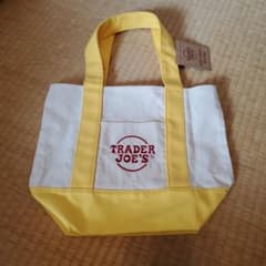 TRADER JOE'S miniトートバッグ ホワイト/イエローのサムネイル