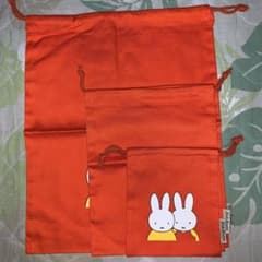 【新品】値下げ！！ミッフィー  きんちゃくセットのサムネイル