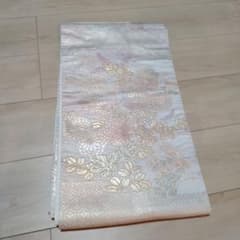 袋帯 相良刺繍 秋草 菊 花唐草 亀甲 正絹 フォーマル美品のサムネイル