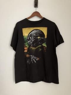 Alien モナリザ パロディ Tシャツ エイリアン movie 映画のサムネイル