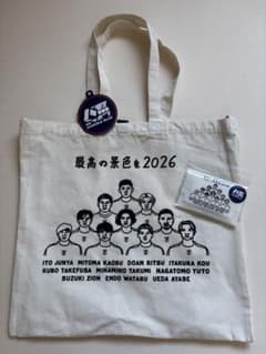 3COINS サッカー日本代表ver. エコバッグ＆ステッカーセットのサムネイル