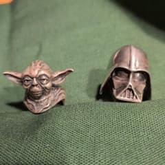STARWARS JAP工房 YODA ダースベーダーシルバーリング - メルカリ