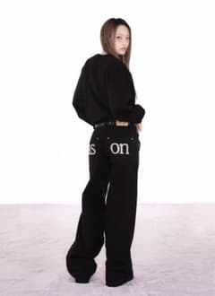 ASON SMOG WIDE PANTS / BLACKのサムネイル