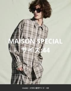 クレイジーパターンCPOシャツ【MAISON SPECIAL】サイズ44のサムネイル