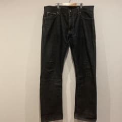 UNIQLO UJ S002 セルビッジ 赤耳 ブラックデニム W38のサムネイル