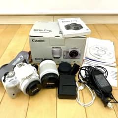 希少 Canon EOS Kiss X7 ダブルレンズ 限定のサムネイル