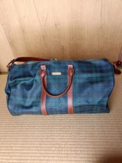 POLO RALPH LAURENタータンチェック ボストンバッグ 大容量 - メルカリ