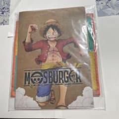 ONE PIECE モスバーガー クリアファイル＆タオル - メルカリ