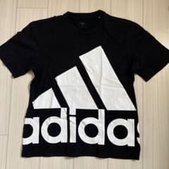 adidas ビッグロゴ Tシャツ ブラックのサムネイル