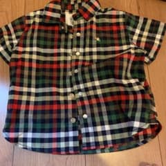 アーノルドパーマー　 半袖シャツ チェックシャツ　95サイズのサムネイル