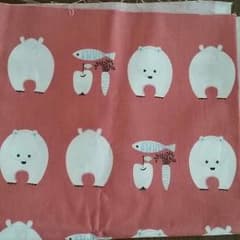 みゆすけ様専用☆シロクマ 綿麻キャンバス生地のサムネイル