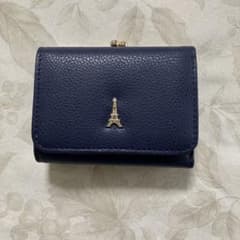 三つ折り財布　小型　ネイビーのサムネイル