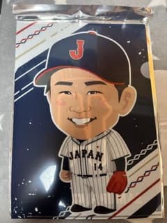 高橋宏斗選手　侍ジャパン似顔絵　クリアファイルのサムネイル