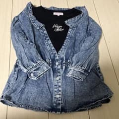 120 長袖　デニムカットソーのサムネイル