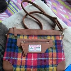 超美品！ハリスツイード しまむらコラボバック❗のサムネイル