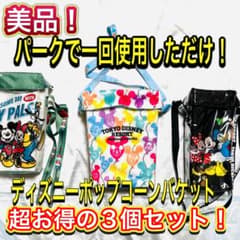 ディズニーDisneyポップコーンバケット一度だけ使用した！美品！ 3個セット！のサムネイル