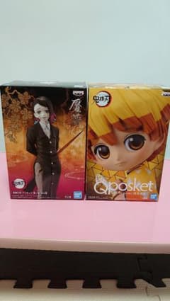 귀멸의 칼날 아내 선일 魘夢 2체 세트 오니노 장참의 형태 Qposket 신품