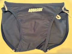 AQUASIDE 競泳練習用水着 ネイビーのサムネイル