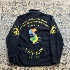 60s ベトジャン スーベニアジャケット 刺繍 ヴィンテージ オリジナル