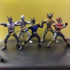 仮面ライダー クウガ、怪人フィギュア 5体セット - メルカリ