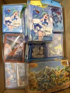 ポケモンカード デッキシールド デッキケース　プレイマット まとめ おまけつきのサムネイル