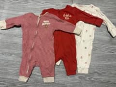 NEXT ベビー ロンパース　3枚セット　クリスマス　3-6m