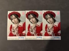 AKB48 田口愛佳 チェキ風 生写真 ガラポンチャレンジ 劇場公演 3枚