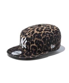 【美品】NEW ERA ニューヨークヤンキース レオパード柄 キャップのサムネイル