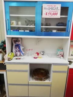 展示品　新品　食器棚　120cm幅 オープンダイニングボードのサムネイル