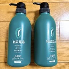 【訳あり】利尻カラーシャンプーB ブラック 500ml×2本セット 利尻昆布 白髪用カラーシャンプー 500ml ブラック 2本セット 新品未