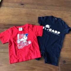 広島カープ＊Tシャツ90&ロンパース80のサムネイル