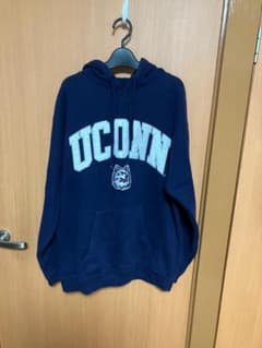 Reebok UCONN カレッジロゴ パーカー ネイビー M