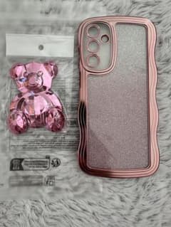 新品♡GALAXY A26 A5 iPhoneケース ベア型スタンド付き♡のサムネイル