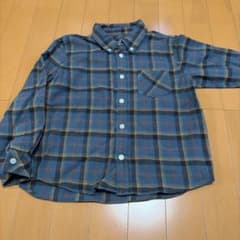 SHIPS チェック柄 長袖シャツ 120cm