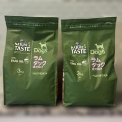 NATURE'S TASTE ドッグフード 3kg ×2袋 ラムダック - メルカリ