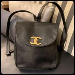 ◎本物 美品 CHANEL マトラッセ キャビアスキン ブラック リュックサックのサムネイル