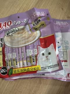 チャオちゅーる、海鮮ミックス、毛玉配慮40本のサムネイル
