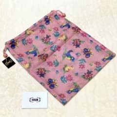 未使用品】FEILER フェイラー ハイジ 大きめメッシュ巾着 ピンク